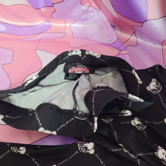 Killstar Medium Leggings Gloomy Bear Black Lace Goth Kawaii Style Y2K Fashion - Picture 3 of 9